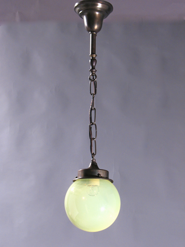 Vaseline Glass Pendant